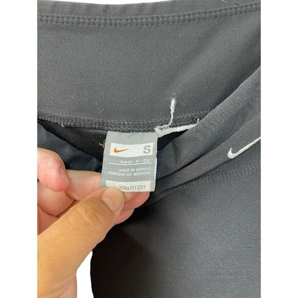NIKE DRI-FIT SIZE S WOMEN'S BLACK SOLID YOGA PANTS ACTIVEWEAR PANTS Elastic - Picture 2 of 5